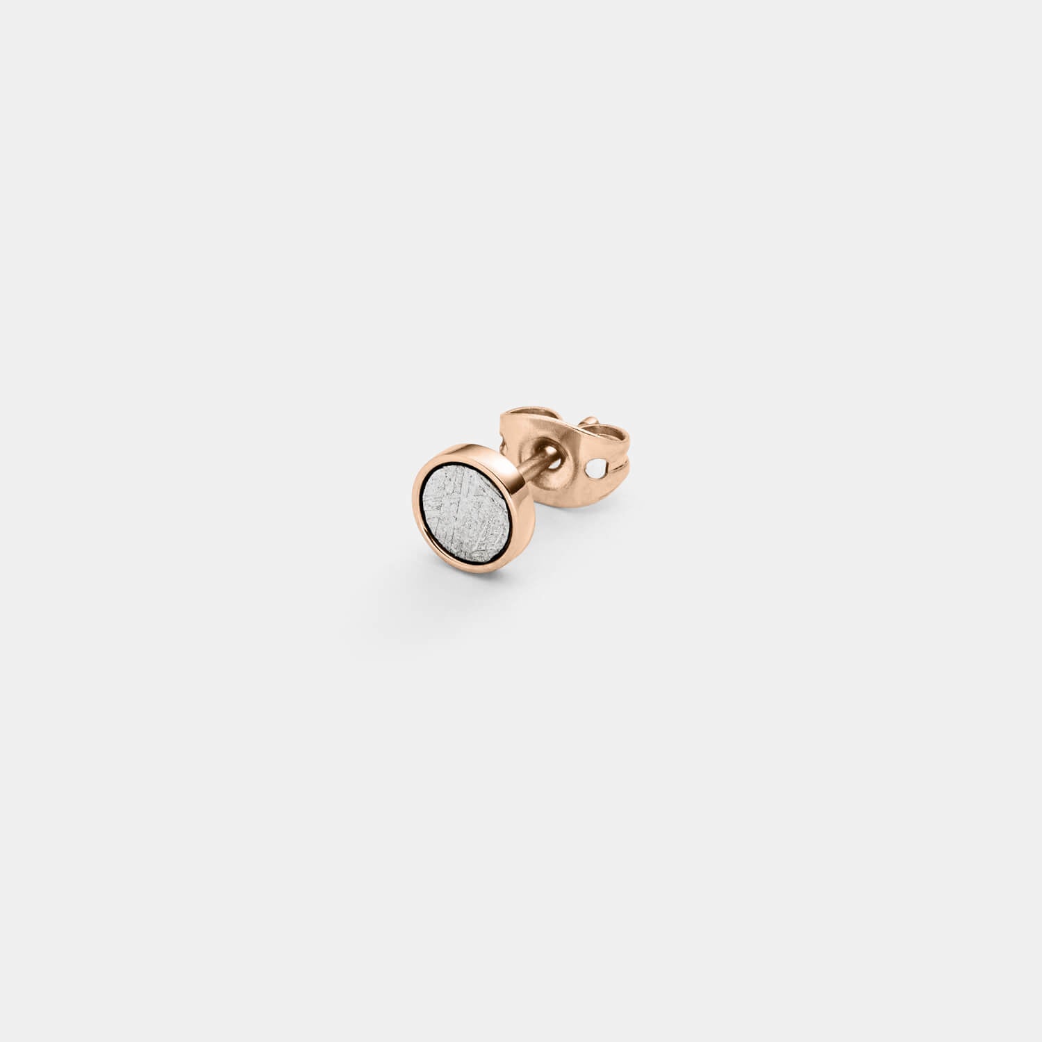 Kleiner, rosé Orbis Ohrstecker (Stück)
