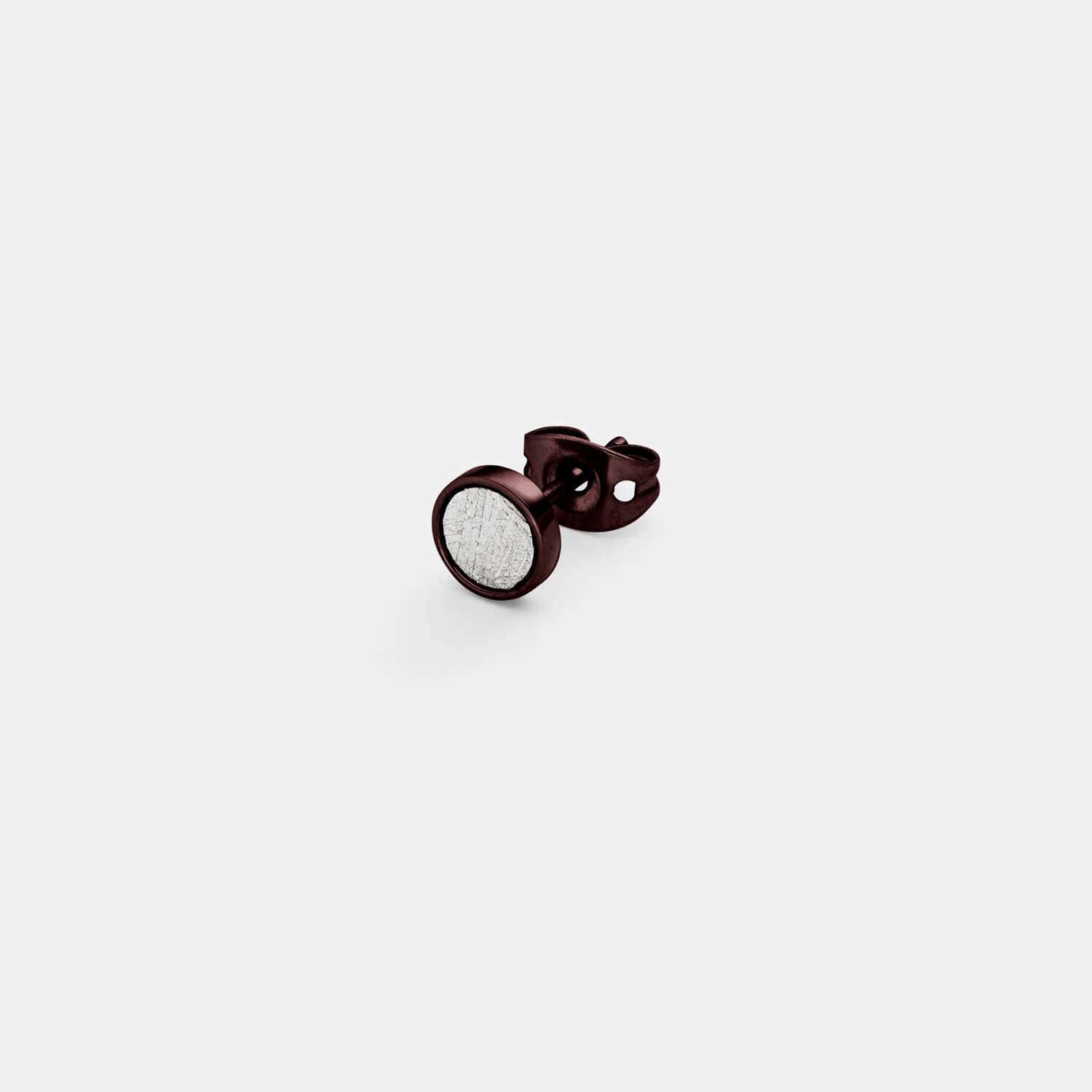 Kleiner, brauner Orbis Ohrstecker (Stück)