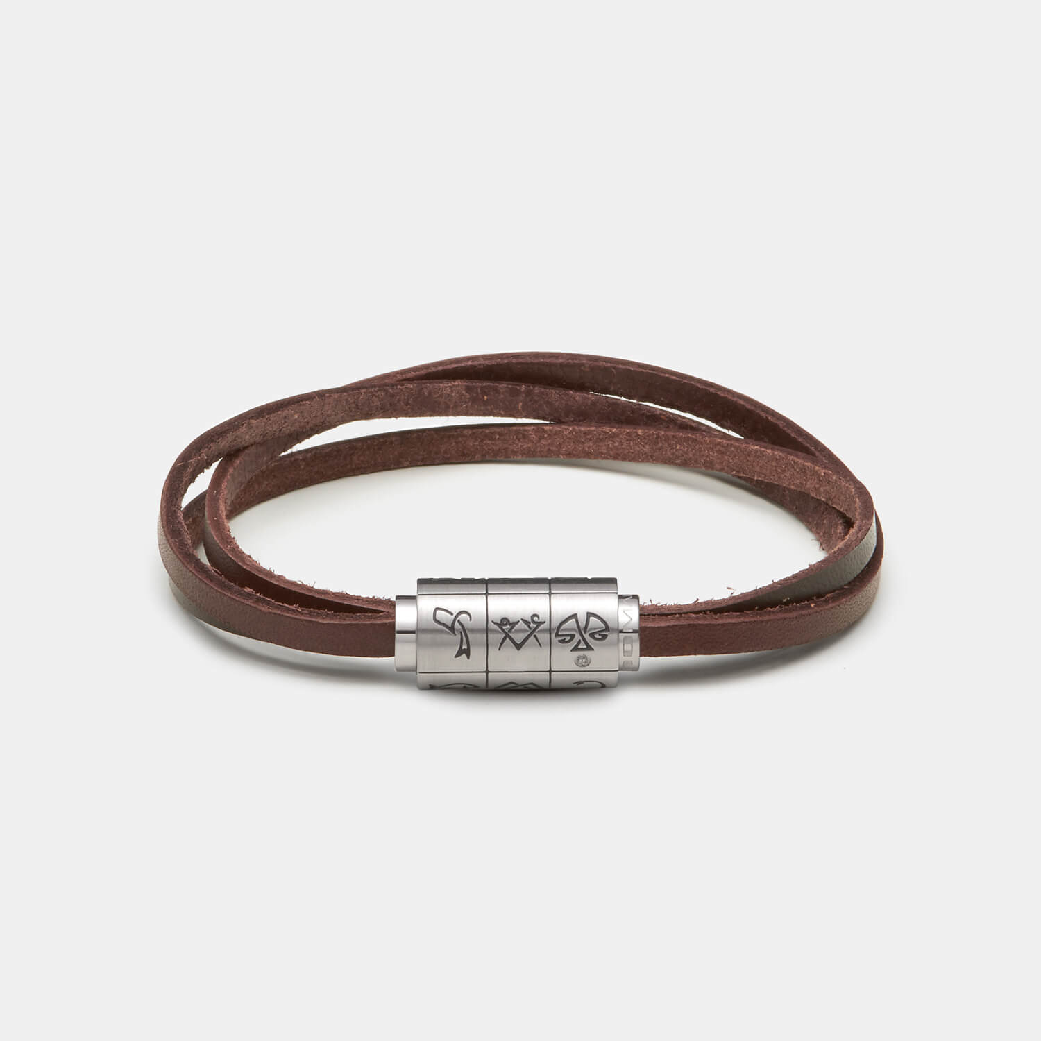 (mix&match)it! Armband Sternzeichen, Leder, braun