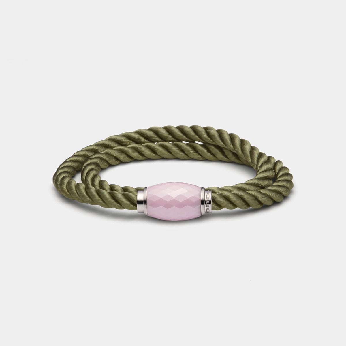 Armband, Seide, olive