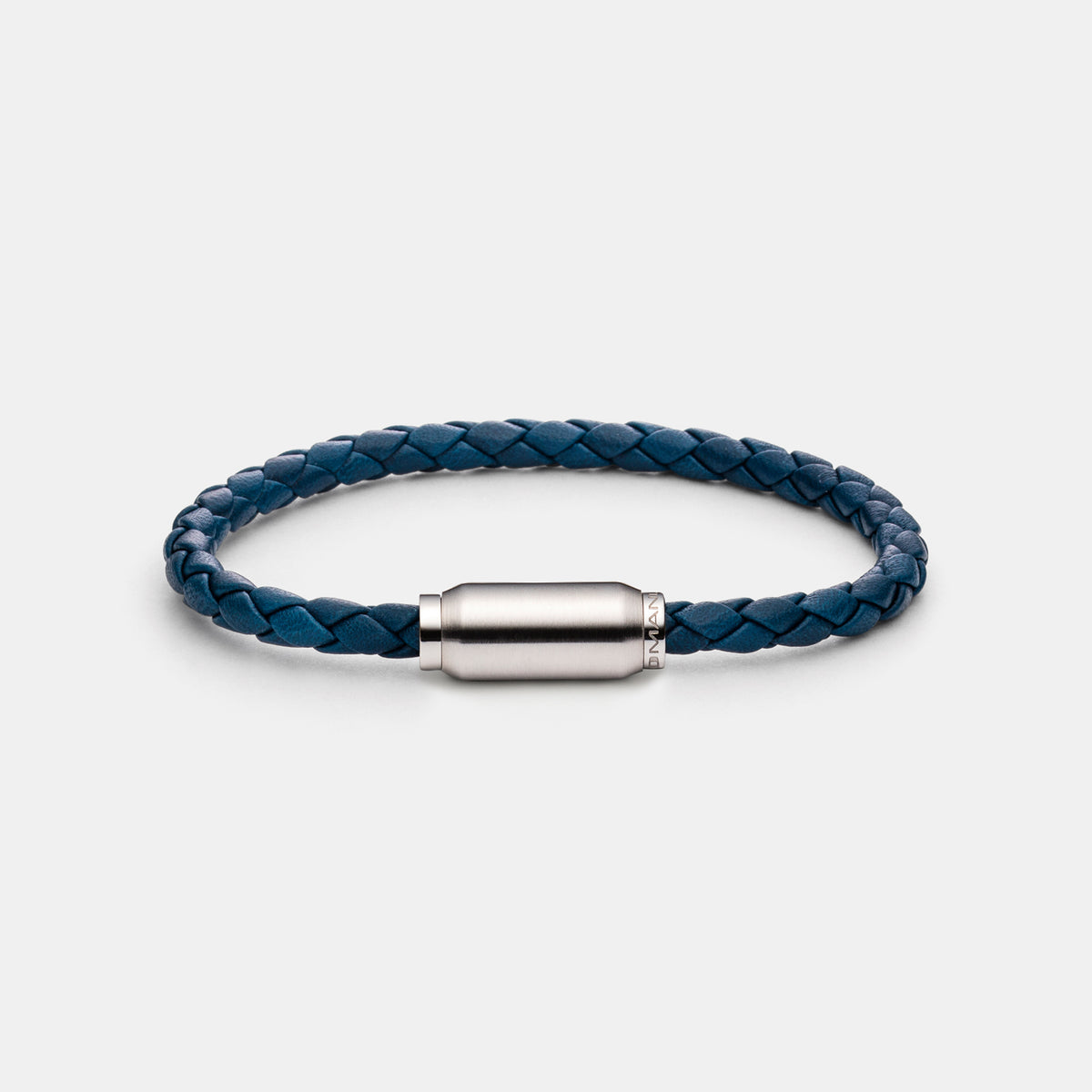 Lederarmband, blau
