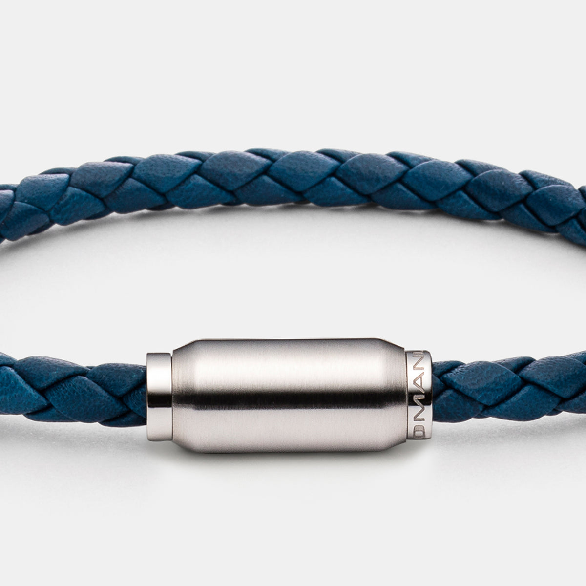 Lederarmband, blau