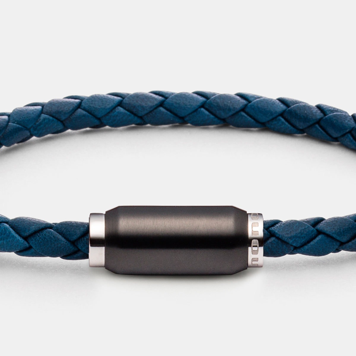 Lederarmband, blau