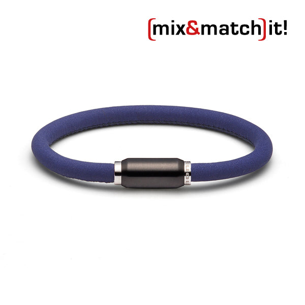 (mix&match)it! Armband, Leder, schwarz