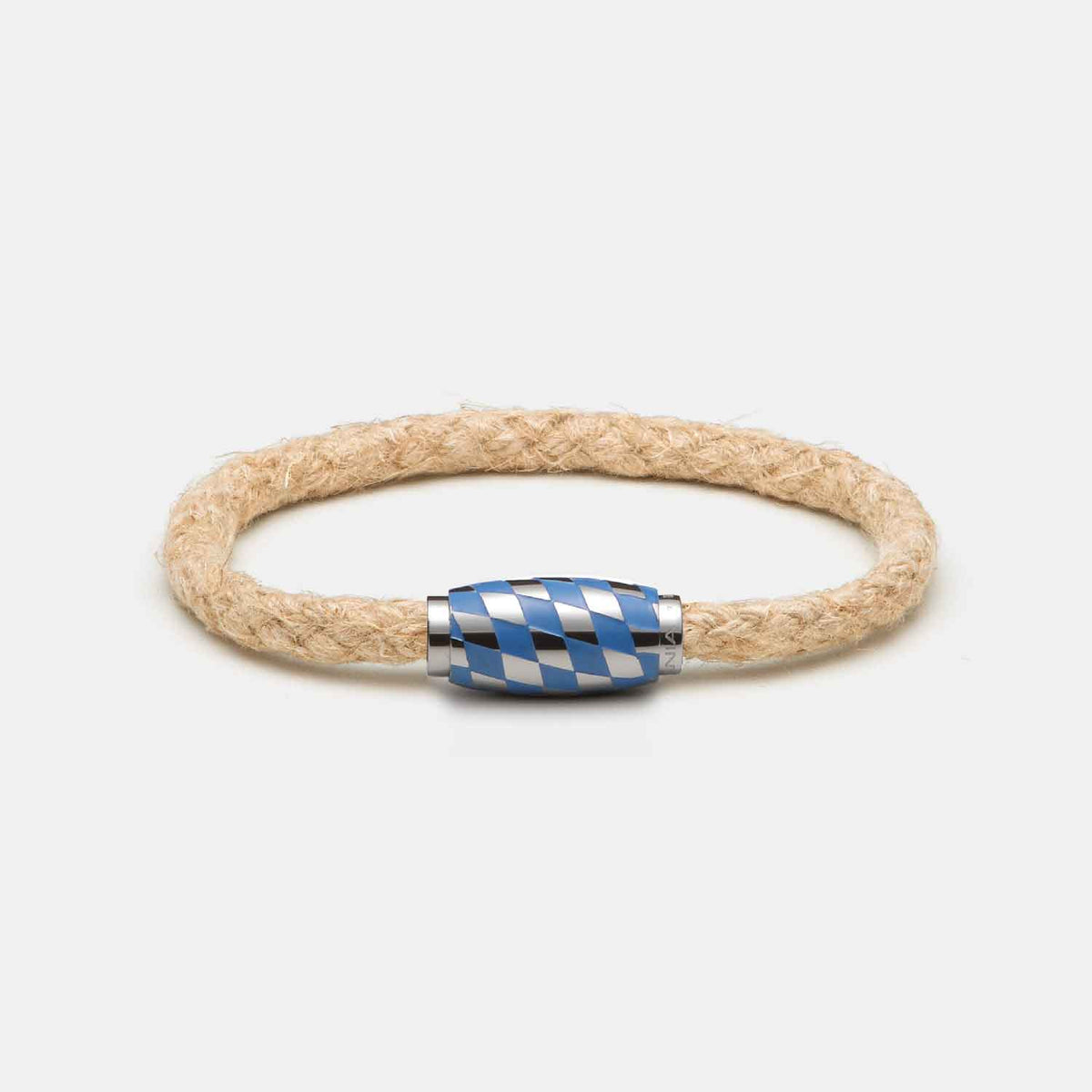 Trachten-Armband, Hanf, beige