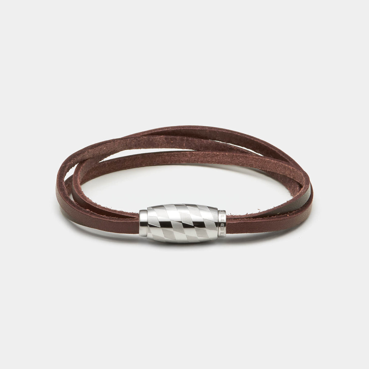 Bayerisches Lederarmband, braun