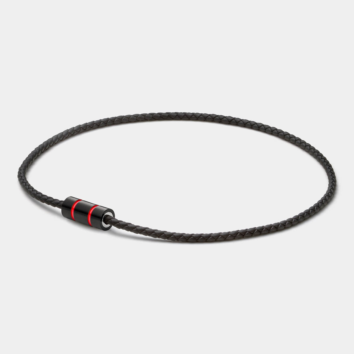 Racing Red Kette, Leder, schwarz